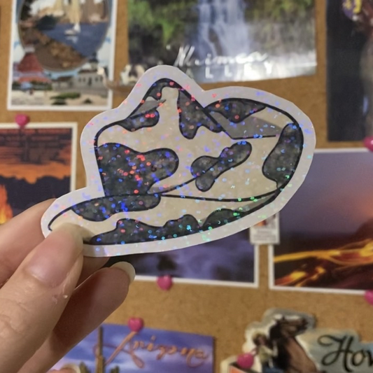 Cow Print Diva Sticker