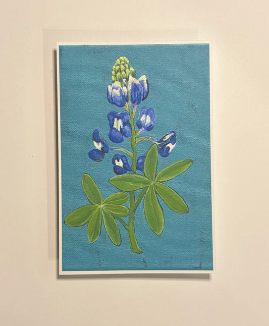 Bluebonnet art print