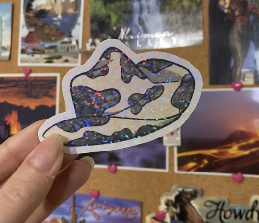 Cow Print Diva Sticker